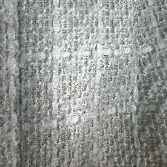 NEW NWT Ann Taylor Fringe Boucle Tweed Lined Short Mini Skirt Size 0 - Picture 4 of 15